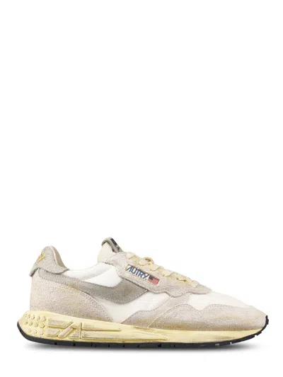 Autry Retro Suede And Leather Low-top Sneakers In Multi
