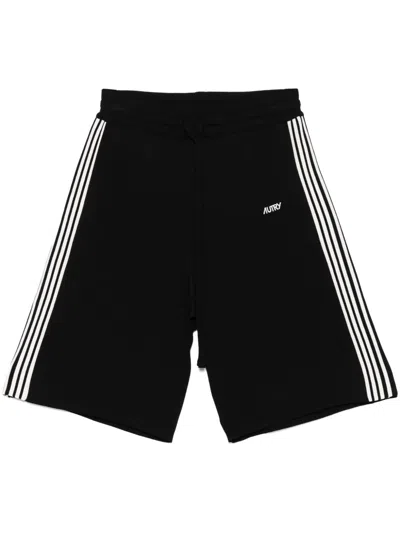 Autry Ribbed Shorts In Black