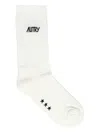 Autry Ribbed Socks In White
