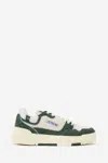 Autry Low Suede And Leather Sneakers In White