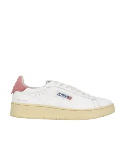 Autry Round Head Lace-up Casual Shoes In White