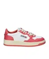 Autry Round Head Low-cut Casual Shoes In Red
