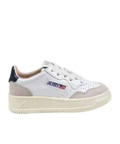 Autry Round Head Low-cut Casual Shoes In White