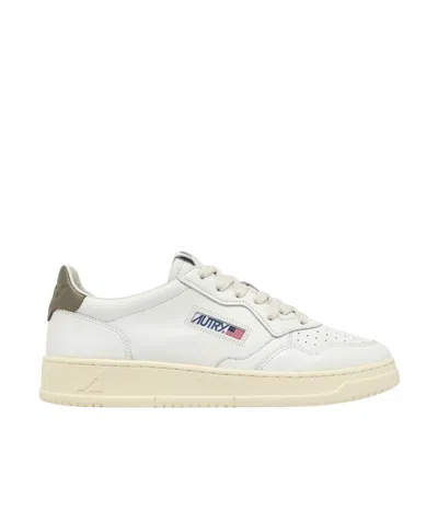 Autry Round Head Low-cut Casual Shoes In Wht Cvrt Gr
