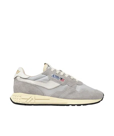 Autry Round Head Low-cut Sneakers In Gray
