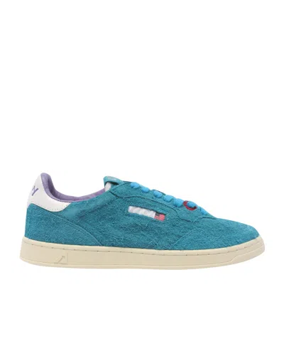 Autry Round Head Low Upper Board Shoes In Blue