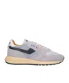 Autry Gray Suede And Nylon Reelwind Low Sneakers And Space In Gray