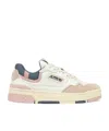 Autry Round-head Sneakers In Nude