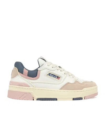 Autry Round-head Sneakers In Nude