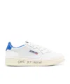 Autry White Medialist Leather Sneakers In White
