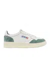 Autry Leather And Suede Low-top Sneakers In White