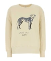 Autry Cotton Crew Neck Graphic Print Sweatshirt In Nude