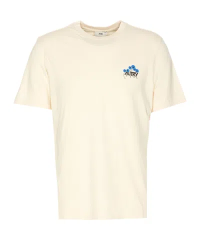 Autry Round Neck T-shirt In White