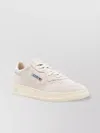 Autry Round Toe Low Suede Sneakers In Neutral