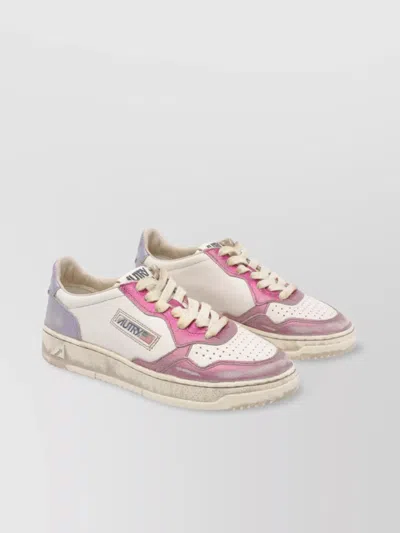 Autry Round Toe Low Top Sneakers