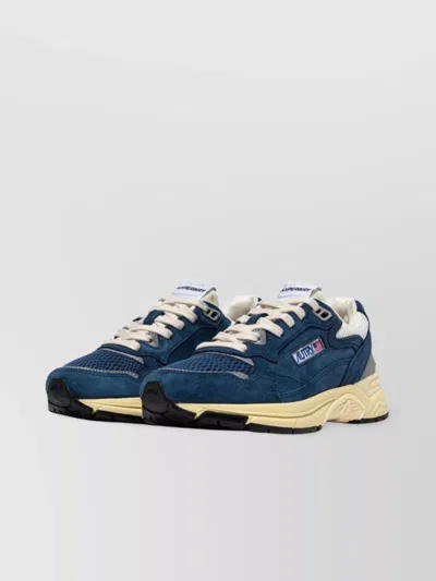 AUTRY ROUND TOE RUBBER SOLE SNEAKERS