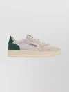 Autry Round Toe Sneakers Featuring Perforated Front In Multi