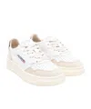 Autry Round-toe Sneakers In White