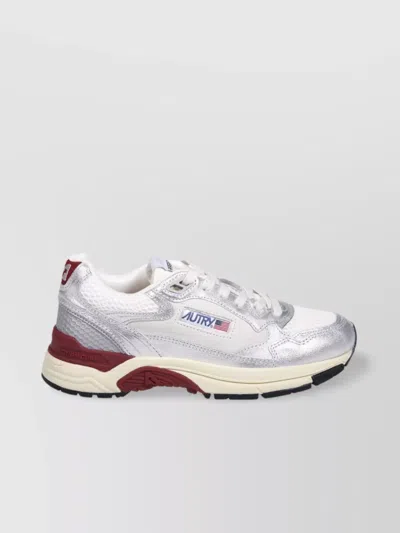 AUTRY RUBBER SOLE METALLIC MESH SNEAKER