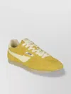 Autry 'windspin Low' Yellow Sneaker With Logo On The Side And On The Heel