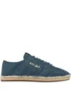 Autry Espadrillas Canvas Sneakers In Blue