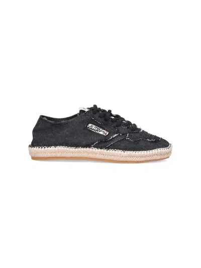 Autry "sandy" Espadrilles In Black