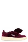 Autry "medalist Low" Sneaker In Burgundy