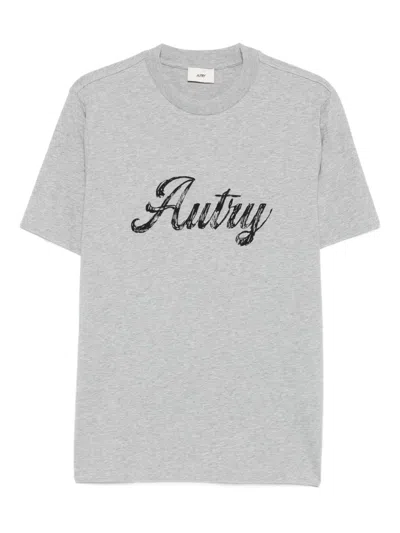 Autry Cotton T Shirts In Gray