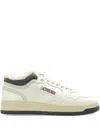 Autry Shearling-lined Leather Sneakers In White