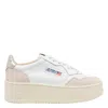 Autry Platform Low-top Sneakers With Platform Sole In White