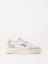 Autry White Sneakers For Kids With Logo In White