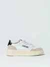 Autry White Sneakers For Kids With Logo In Weiss