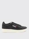 Autry Low-top Nappa Leather Sneakers With Rounded Toe In Black