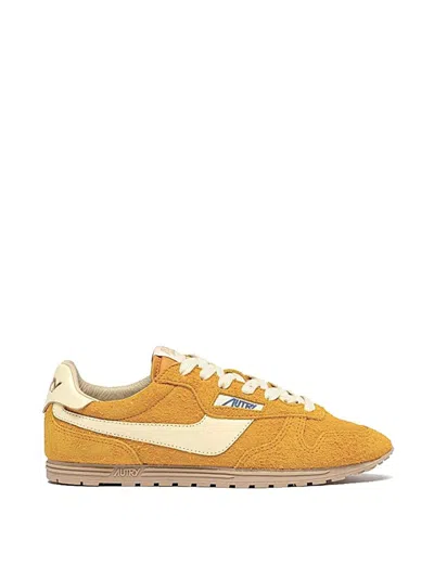 Autry Shoes In Yellow