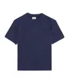 Autry Crew Neck Logo Embroidered Short Sleeve T-shirt In Blue