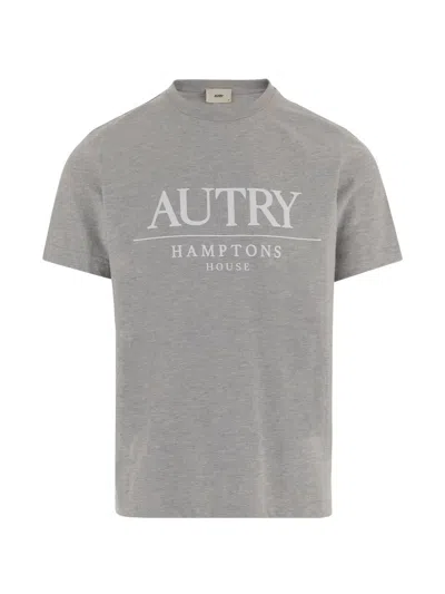 Autry Short-sleeved T-shirt In Gray