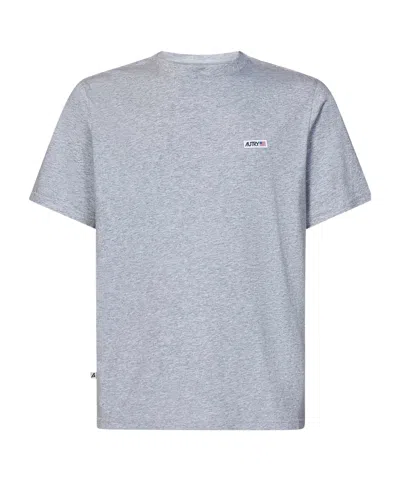 Autry Short-sleeved T-shirt In Gray