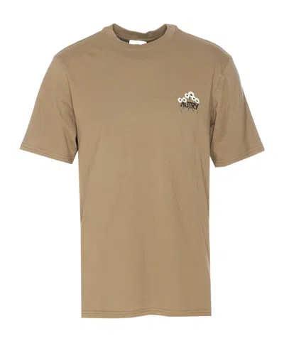 Autry Short-sleeved T-shirt In Beige