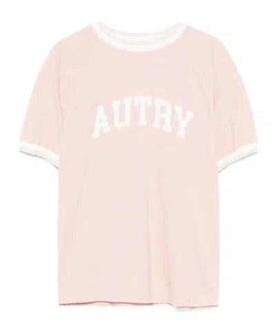 AUTRY AUTRY LOGO-PRINTED CREWNECK T-SHIRT