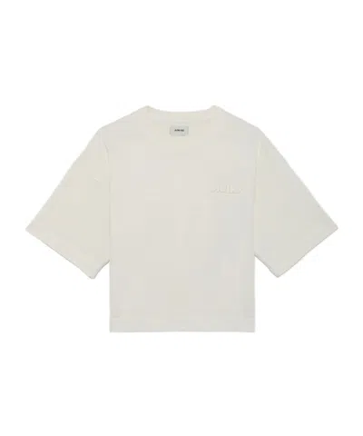 Autry Short-sleeved T-shirt In Beige