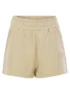 Autry Short Trousers In Compact Cotton Jersey In Multi