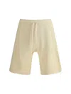 Autry Drawstring Waist Shorts Side Pockets In Yellow