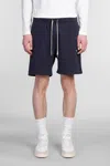 Autry Blue  Logo Embroidered Shorts In Blue
