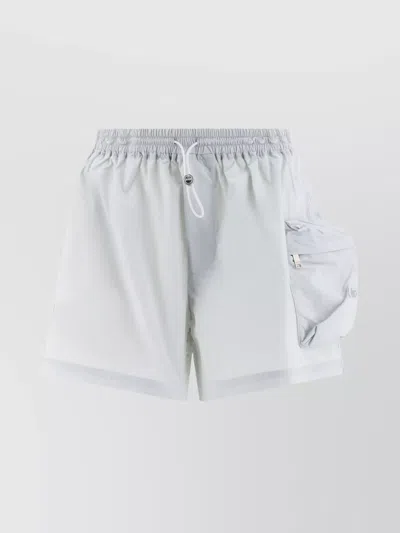 Autry Shorts Elastic Waistband Side Pocket In Animal Print