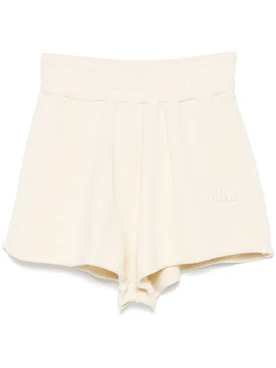 Autry Shorts In Jersey In Neutral