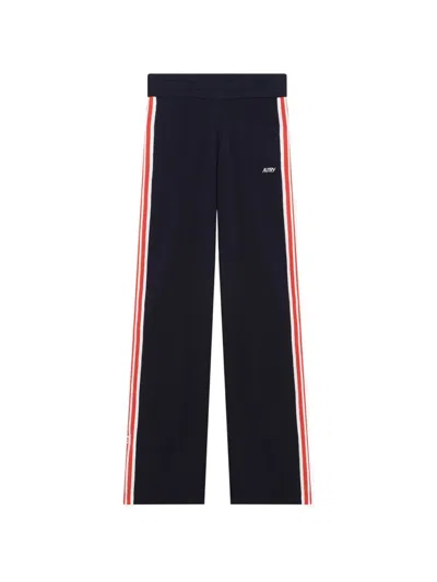 Autry Side-stripe Track Pants In Blue