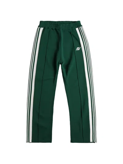 Autry Side-stripe Pintuck Track Pants In Green