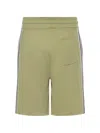 Autry Side Stripe Drawstring Shorts In Green