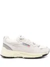 Autry Silver And Black ‘hyperway Low' Sneakers