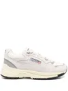 Autry Silver And Black ‘hyperway Low' Sneakers